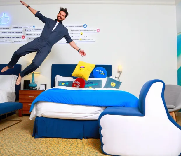 إطلاق أول جناح فندقي للتواصل الاجتماعي في العالم (صور)