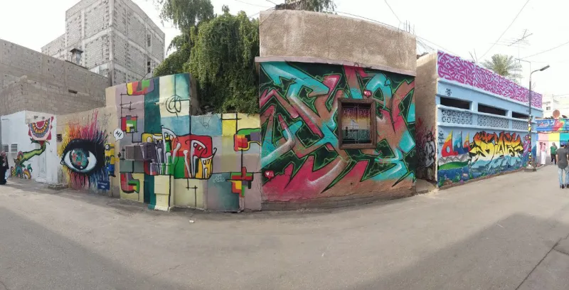 بأيادٍ سعودية.. تزيين الأحياء والبيوت الشعبية القديمة وتحويلها إلى لوحات فنية وتشكيلية 