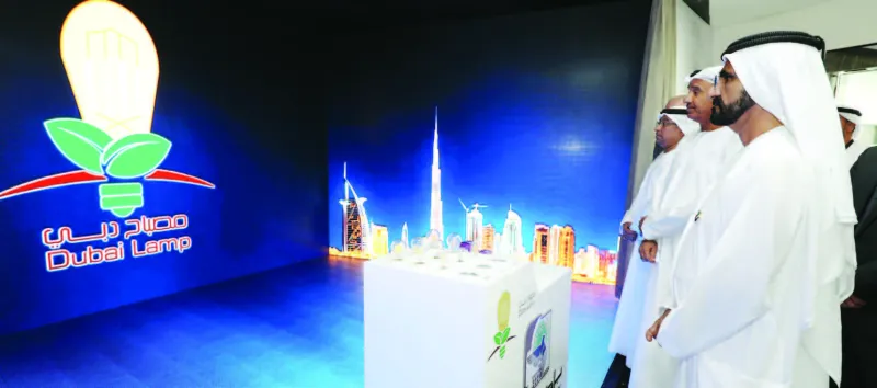 شاهد| مصباح دبي المتميز الأكثر كفاءة في العالم