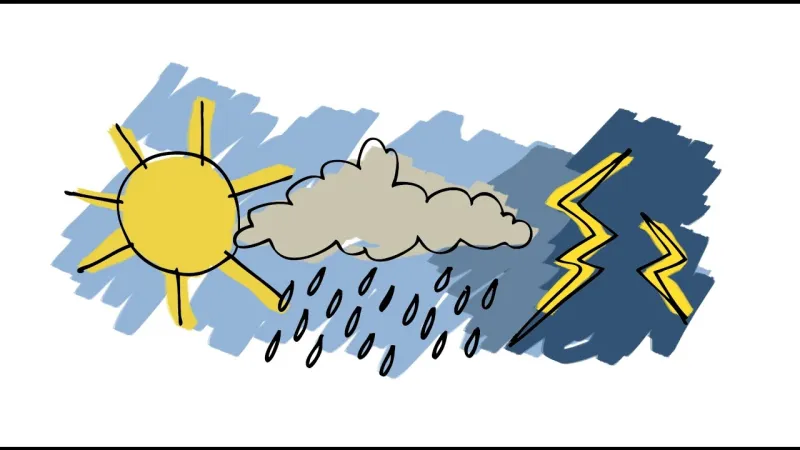 شاهد| مذيعة الاحوال الجوية التي شغلت العالم
