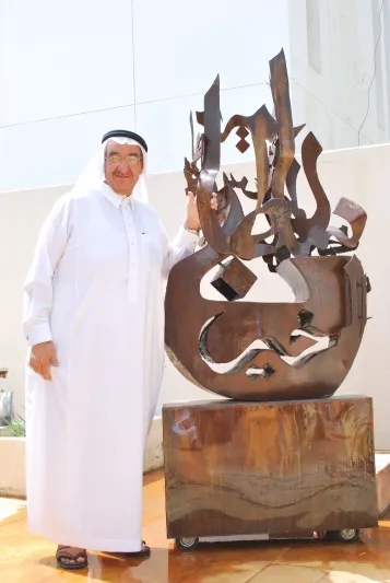 نبيل نجدي.. فنان تشكيلي سعودي حوّل الصخور الصماء لأعمال فنية تواكب العصر (فيديو)