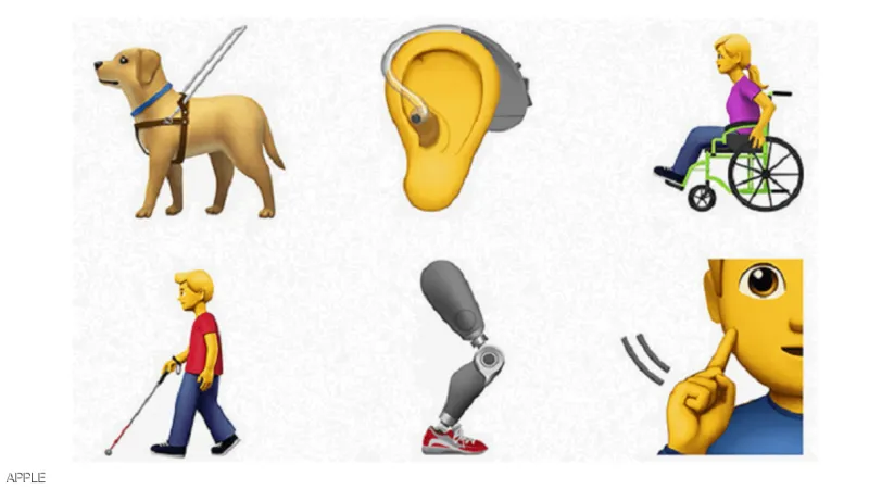 آبل تدرس إضافة رموز تعبيرية جديدة لأصحاب الهمم !