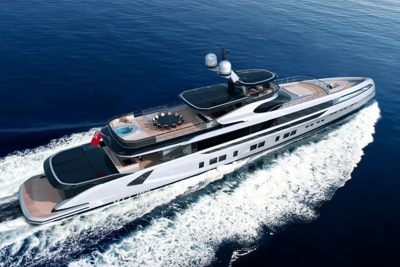  يخت «GTT 165»الفاخر .. تصميم رياضي أنيق وسرعة خيالية (فيديو)