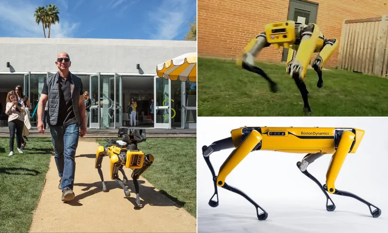 «جيف بيزوس» يتبني «كلب روبوتي» كحيوانه أليف جديد (فيديو)