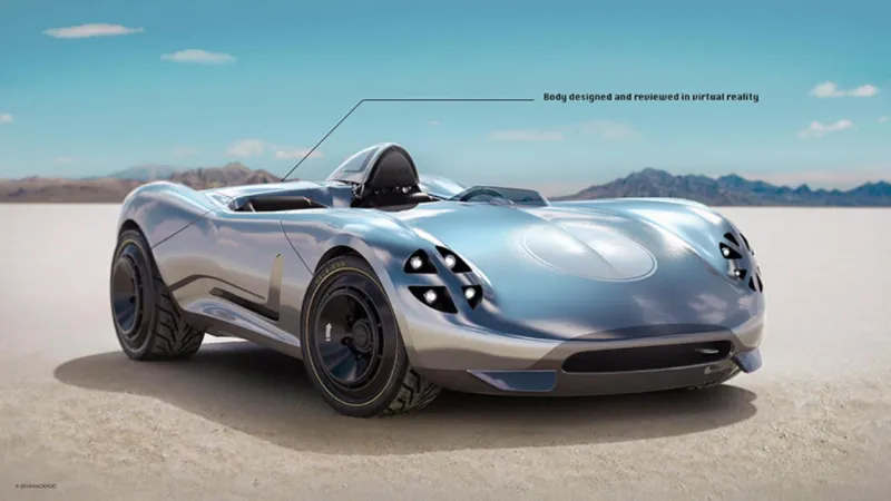 «la bandita» أول سيارة فاخرة في العالم بتصميم الواقع الافتراضي (فيديو)