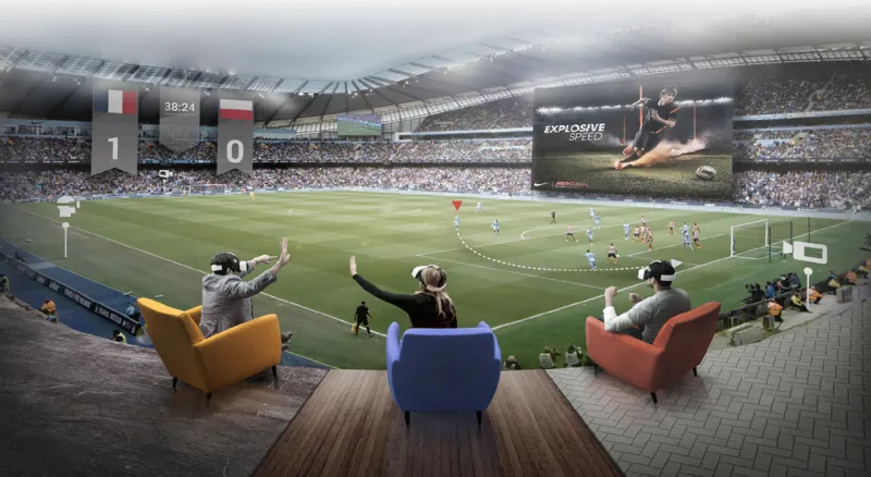 Etisalat VR أول تطبيق إماراتي للواقع الافتراضي في العالم لبث مباريات كرة القدم المباشرة