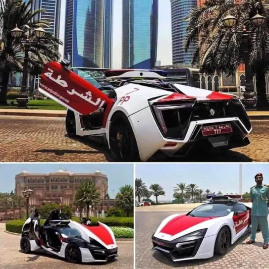 أسطول سيارات شرطة دبي  الأغلى والأفخم في العالم (صور)