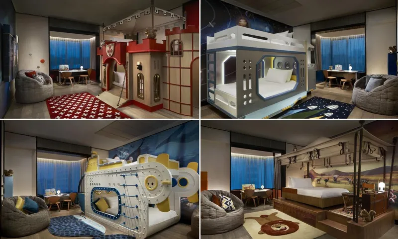 بلمسات من ديزني.. فندق مخصص للأطفال في سنغافورة (فيديو) 