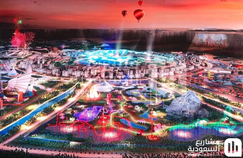 اتفاق بين صندوق الاستثمارات العامة وسيكس فلاجز لإنشاء منتزه ترفيهي كبير في القدية