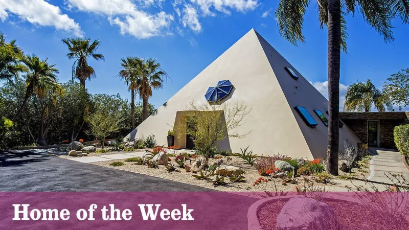 شاهد| منزل هرمي فاخر بني على قمة تل بتكلفة 3.1 مليون دولار 