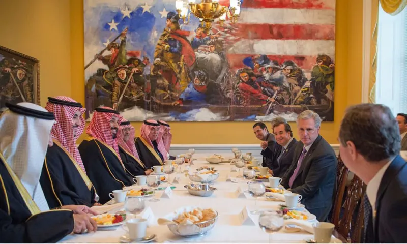 زيارة ولي العهد السعودي محمد بن سلمان التاريخية الى أميركا (إنفوجراف)