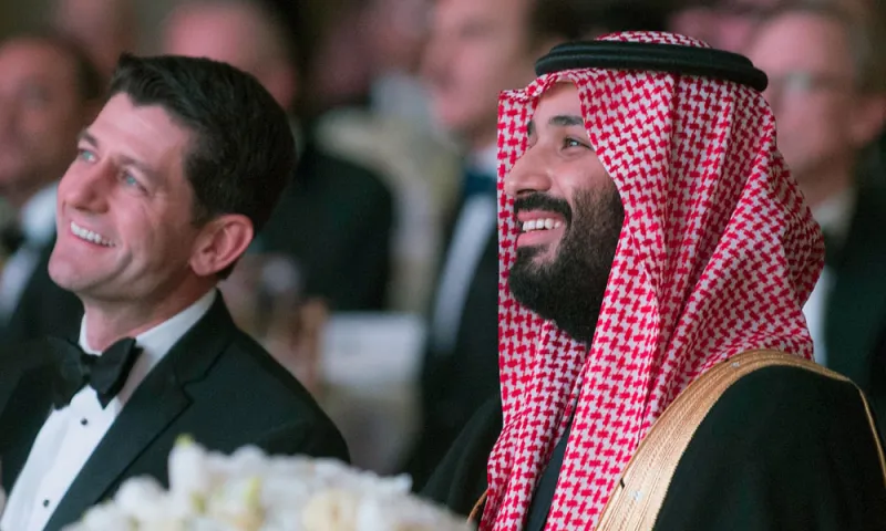 زيارة ولي العهد السعودي محمد بن سلمان التاريخية الى أميركا (إنفوجراف)