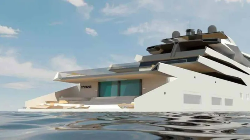 «مشروع # 4».. يخت المستقبل الفاخر بطول 127 م (صور)