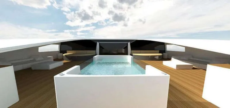 «مشروع # 4».. يخت المستقبل الفاخر بطول 127 م (صور)