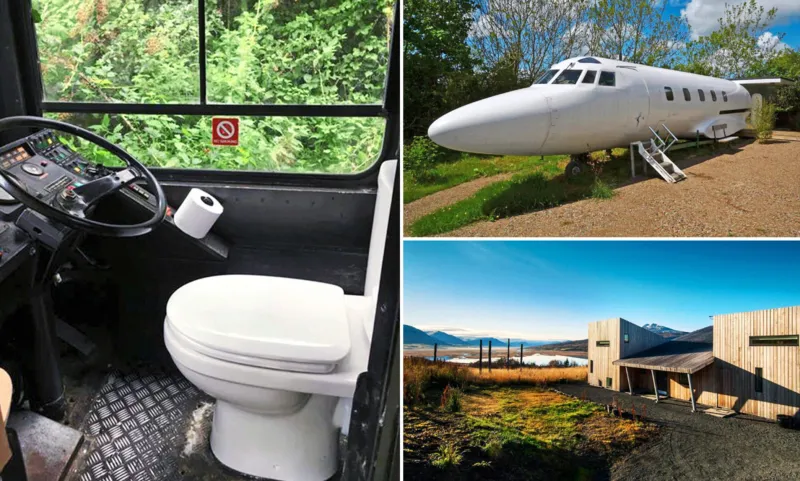 من حافلة نفاثة لملجأ للقنابل.. تعرف على أغرب تصاميم المنازل حول العالم