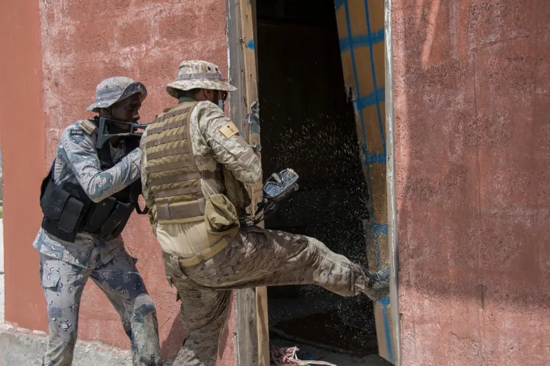 #درع_الخليج_المشترك1.. خادم الحرمين والقادة العرب يشهدون ختام التدريب بالمملكة (فيديو وصور)