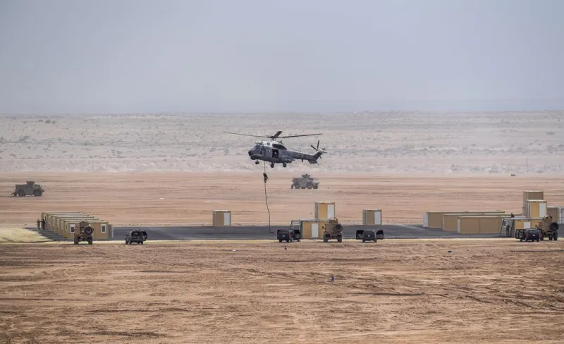 #درع_الخليج_المشترك1.. خادم الحرمين والقادة العرب يشهدون ختام التدريب بالمملكة (فيديو وصور)