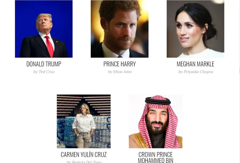 إنفوجراف| الأمير محمد بن سلمان ضمن قائمة «التايم» لأكثر ١٠٠ شخصية تأثيرا في العالم