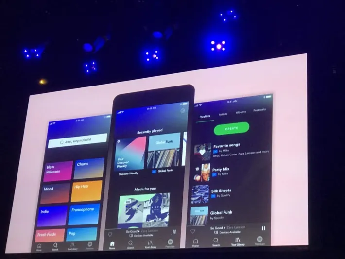 Spotify تطلق تحديث جديد لتطبيقها المجاني لعام 2018