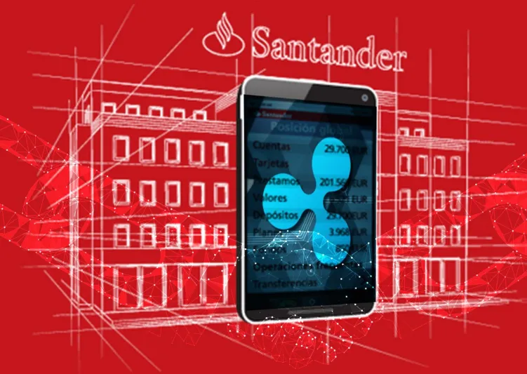 بنك Santander يطلق تطبيق لتحويل الأموال يعتمد على الريبل 