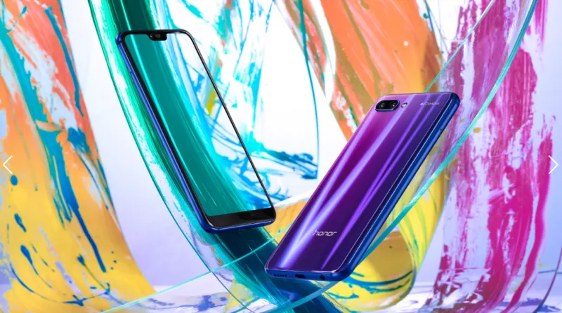 إطلاق هاتف «هونر 10» المميز لعام 2018.. تصميم أنيق وكاميرا بتقنية الذكاء الاصطناعي