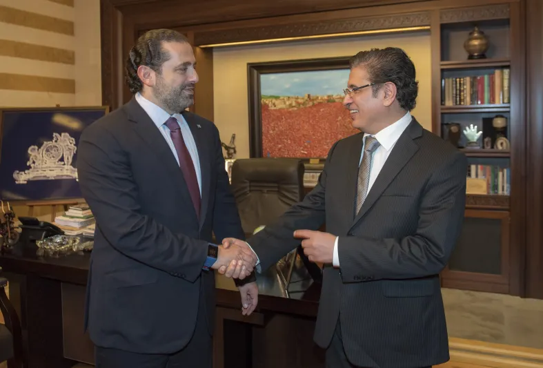 رئيس الحكومة اللبناني المستقيل سعد الحريري:   لبنان رئة العرب .. وانا اريد ان احمي هذه الرئة