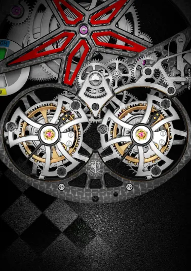 خلال سباق موناكو 2018.. «روجيه دوبوي» تطلق ساعة «أكسكاليبور سبايدر بيريلّي بتوربيون محلّقة مزدوجة باللون الأحمر»