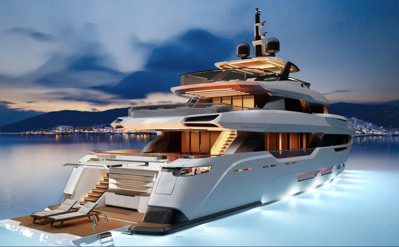 يخت «DOM 123 » الفاخر المصنوع من الألمنيوم (صور)