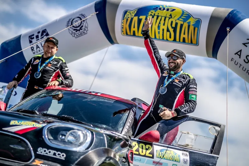 «يزيد الراجحي» الأول على العالم في «رالي كازاخستان» (فيديو)