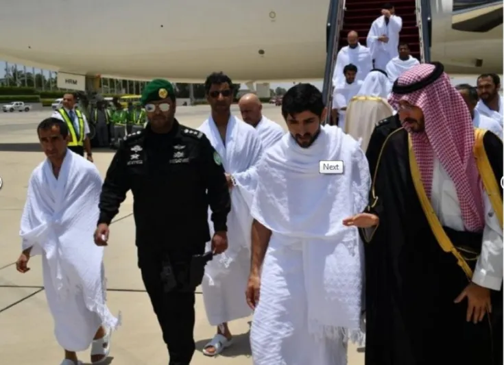 ولي عهد دبي يصل إلى جدة (صور) 