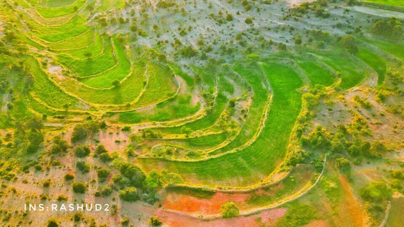 قرية آل عبيد السعودية.. مناظر خلابة ولوحات جمالية ترسمها الطبيعة