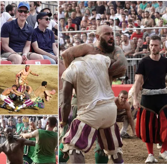 رئيس أبل يشاهد مباراة كالتشيو ستوريكو من المدرجات (صور)