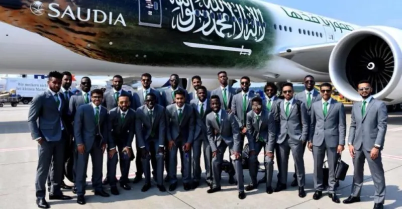 وصول المنتخب السعودي إلى موسكو (فيديو)