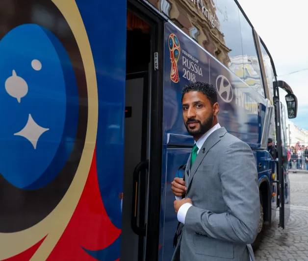 وصول المنتخب السعودي إلى موسكو (فيديو)