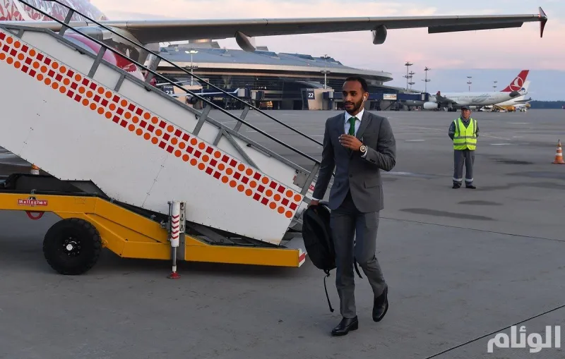 وصول المنتخب السعودي إلى موسكو (فيديو)