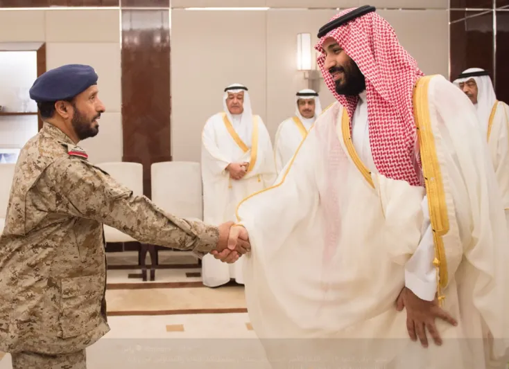 ولي العهد يستقبل مسؤولي وزارة الدفاع وينقل لهم تهاني خادم الحرمين بعيد الفطر 