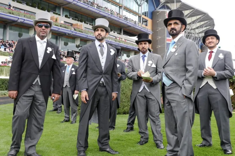 محمد بن راشد يشهد إنجاز جودلفين في «رويال آسكوت» (صور)