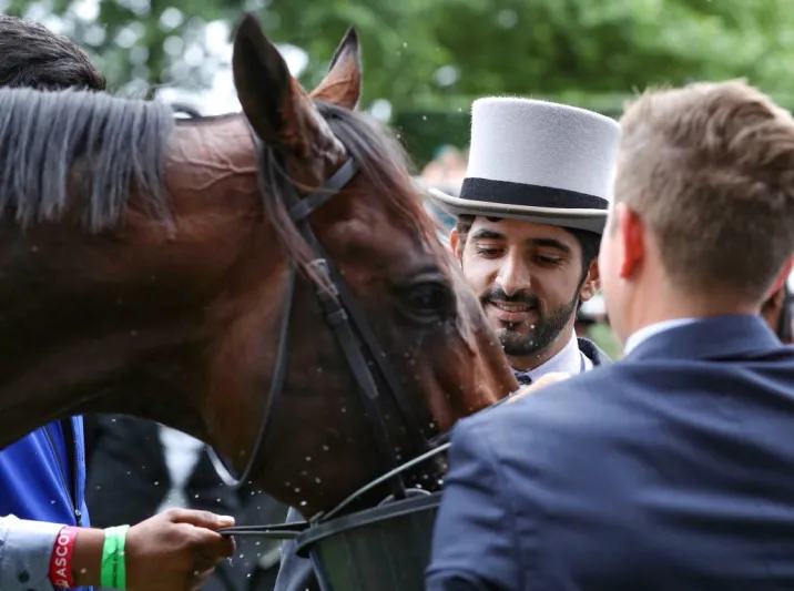 محمد بن راشد يشهد إنجاز جودلفين في «رويال آسكوت» (صور)