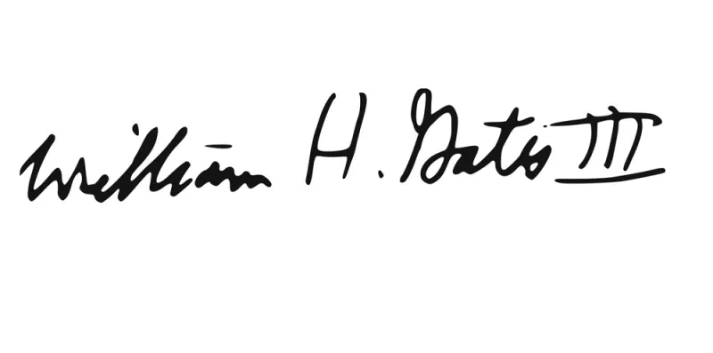 تحليل لتوقيع أقوى وأنجح الرجال في العالم