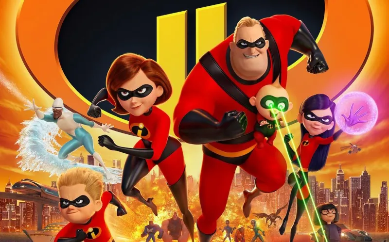 182 مليون دولار إيرادات فيلم الرسوم المتحركة  Incredibles 2 في عرضه الافتتاحي