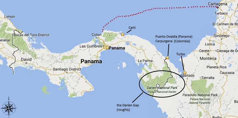 اكتشف جمال فجوة دارين التي تفصل بين الأمريكيتين