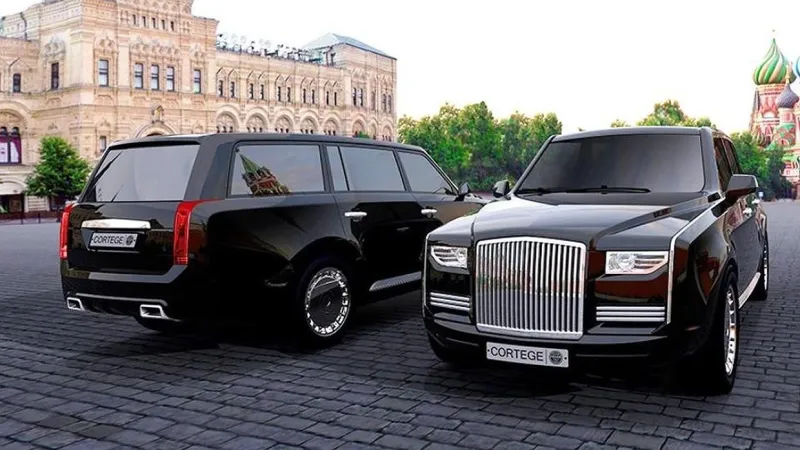 "Aurus Senat" نموذج أكثر شعبية لسيارة كورتيج الرئاسية الروسية الفاخرة