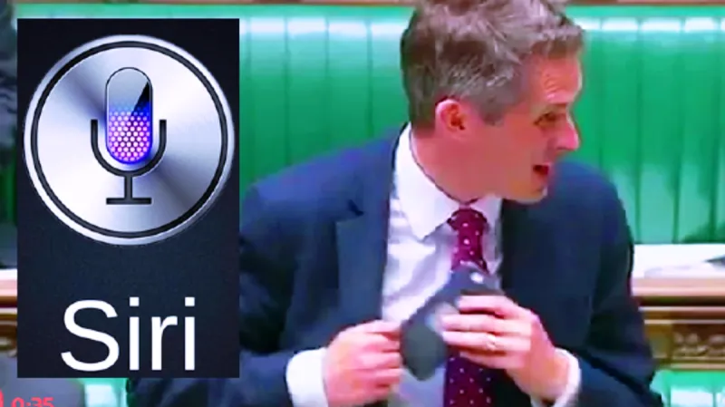 صوت غريب يخرج من وزير دفاع بريطانيا.. كيف حدث هذا؟ (فيديو)