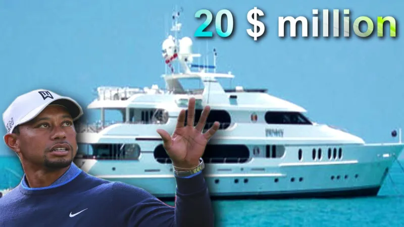 يخت «تايغر وودز»..قصر يطفوا فوق الماء (فيديو)