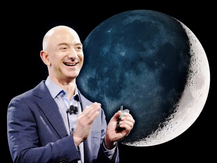 جيف بيزوس يبدأ في استيطان القمر