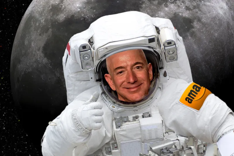 جيف بيزوس يبدأ في استيطان القمر