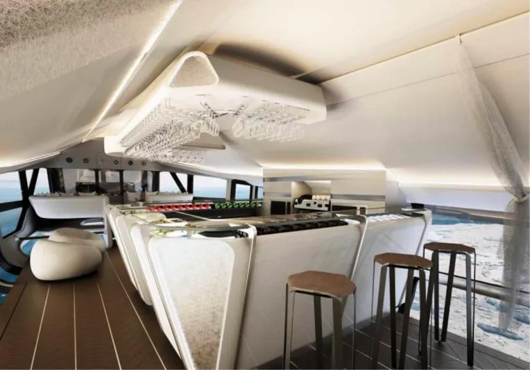 الكبينة الداخلية لأكبر طائرة خاصة بالعالم (فيديو وصور)