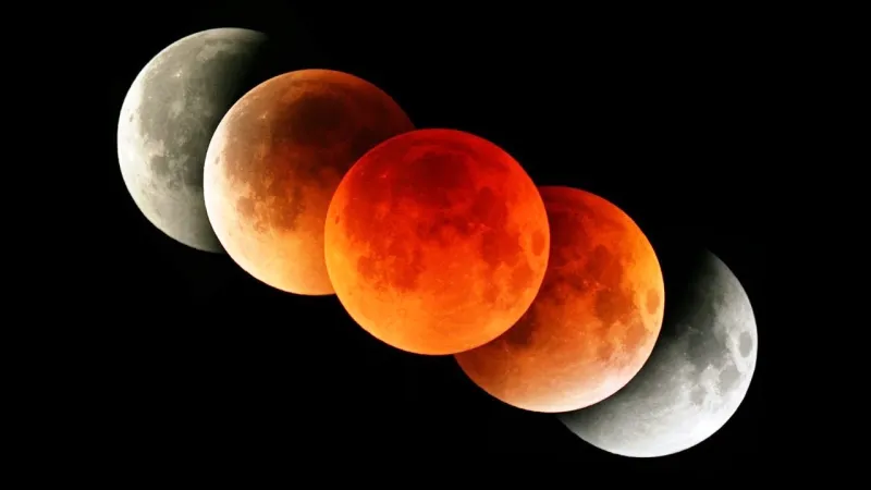 الدول العربية التي ستشهد خسوف القمر الدموي