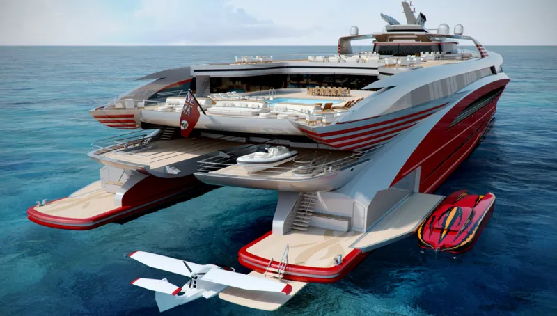 «ModCat Project L3».. يخت قطمران فاخر من عالم آخر (فيديو)