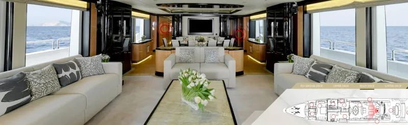 اليخت السوبر ماجيستى 125.. لتجربة بحرية فريدة من نوعها